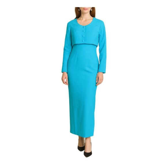Vintage maxi dress & jacket size 8 ( runs small) - Picture 1 of 9